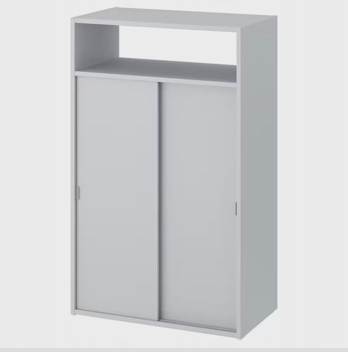 IKEA SPIKSMED Szafka jasnoszary 60x96 cm