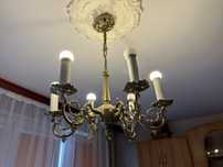 Lampa mosiężna wisząca