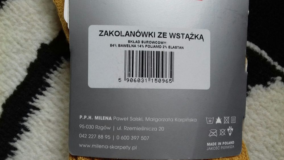 Podkolanówki długie