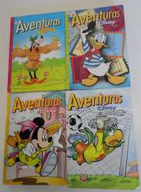 Aventuras Disney - Conjunto de 4 Volumes