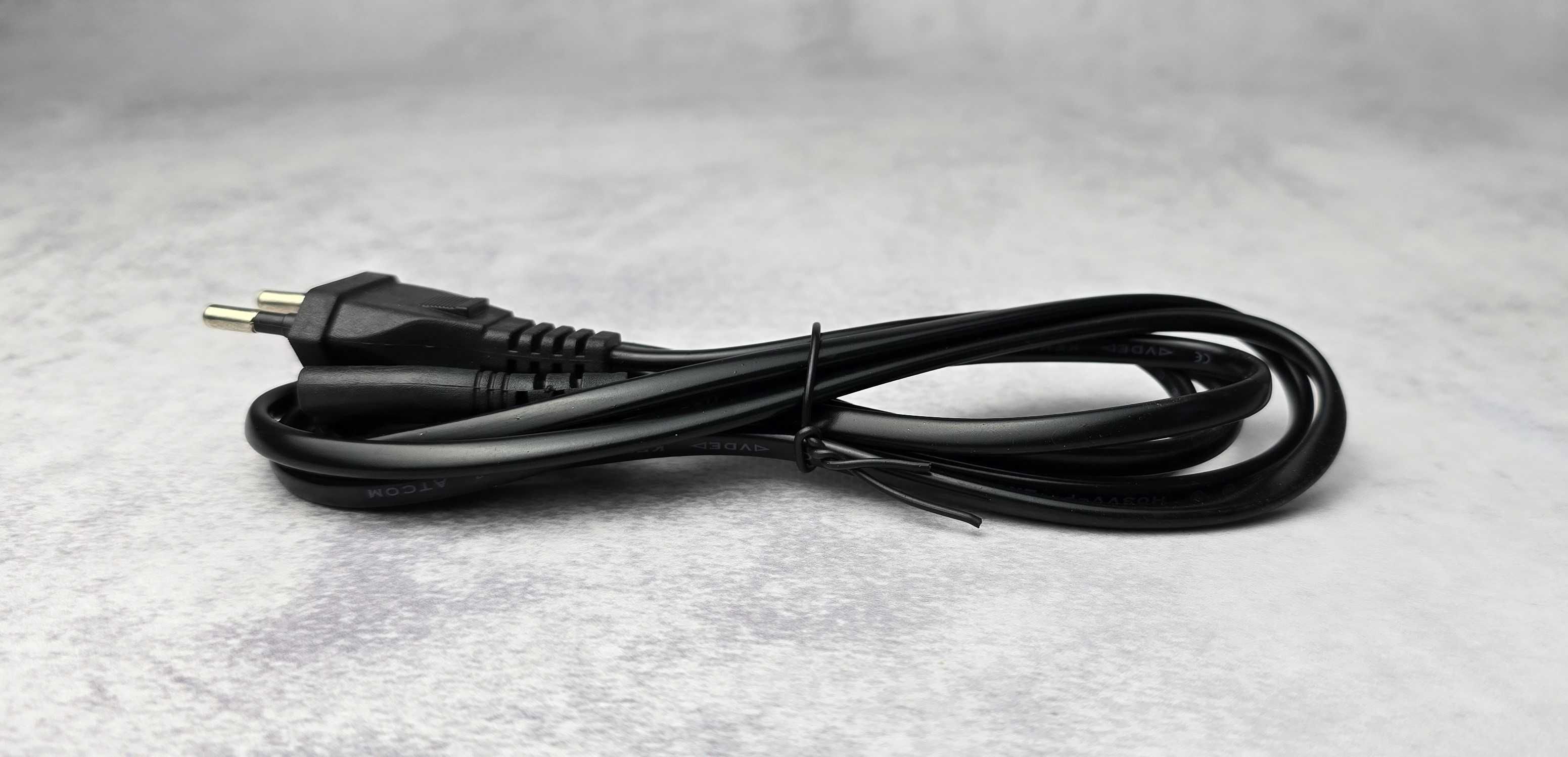 Мережевий кабель живлення 220 V IEC C7 2pin 1.8м (є у кількості)