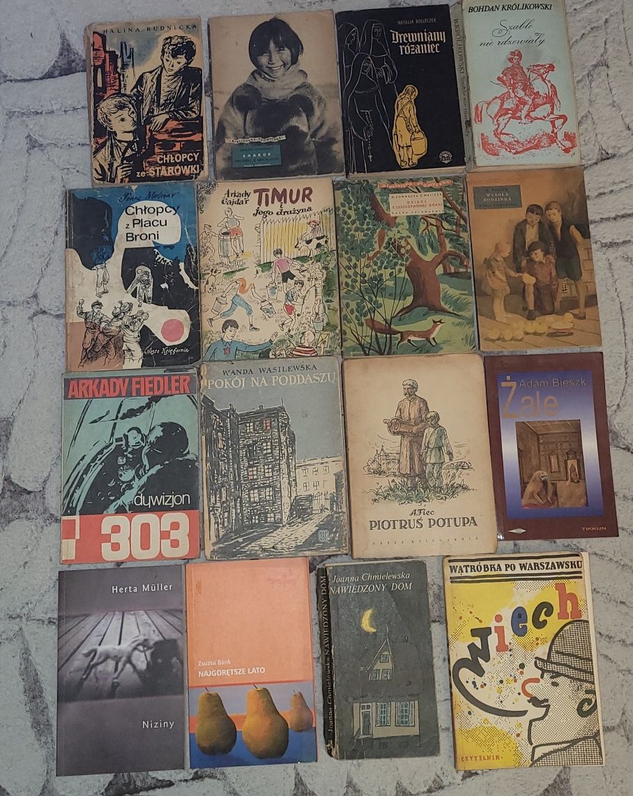 Duży zestaw książek 99 sztuk - tytuły w opisie