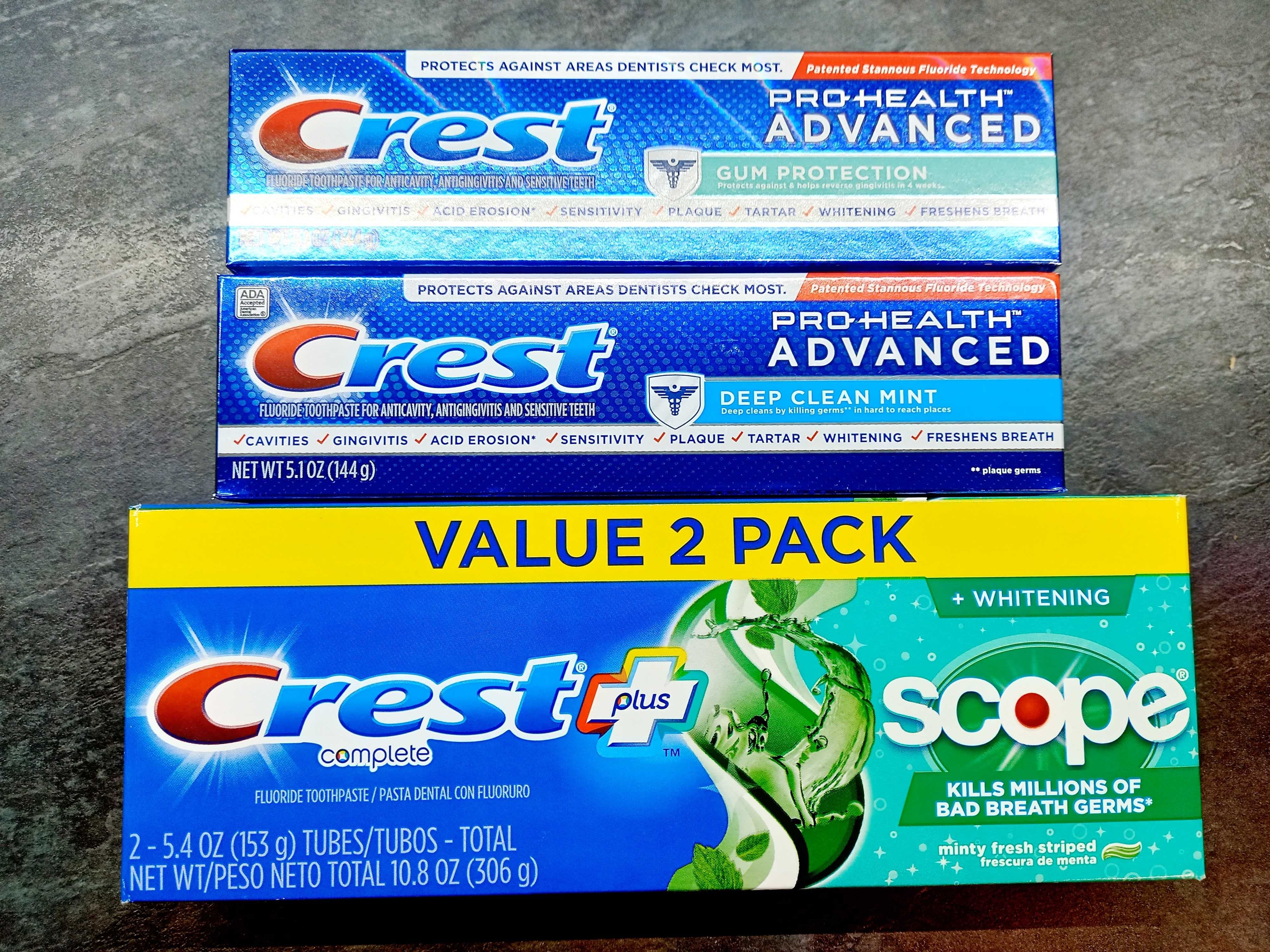 Crest, Pro-Health Toothpaste (144-153г), зубная паста, зубна паста