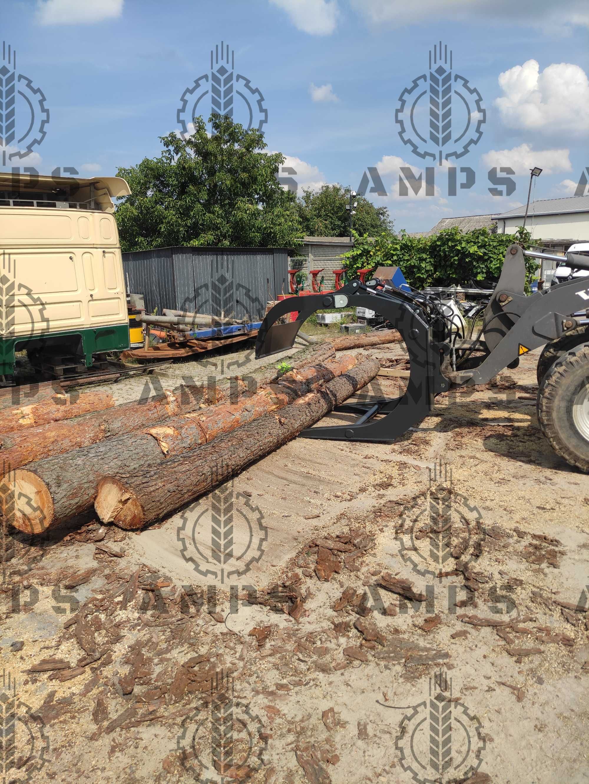 Chwytak do drewna XXL JCB, Kramer, New Holland