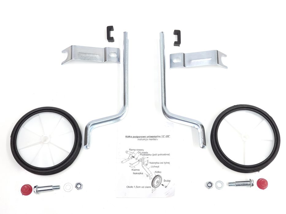NOWE Kółka boczne do rowerków dziecięcych 12-20 cali Romet Universal