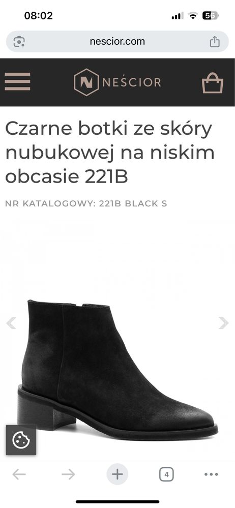 Botki neścior r. 39