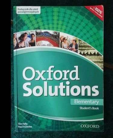 Oxford solutions podręcznik dla szkół ponadgimnazjalnych