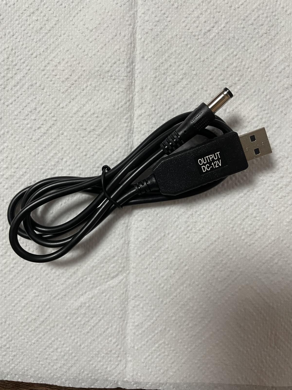 USB кабель  9V - 12V. Ціна вказана за 1 кабель