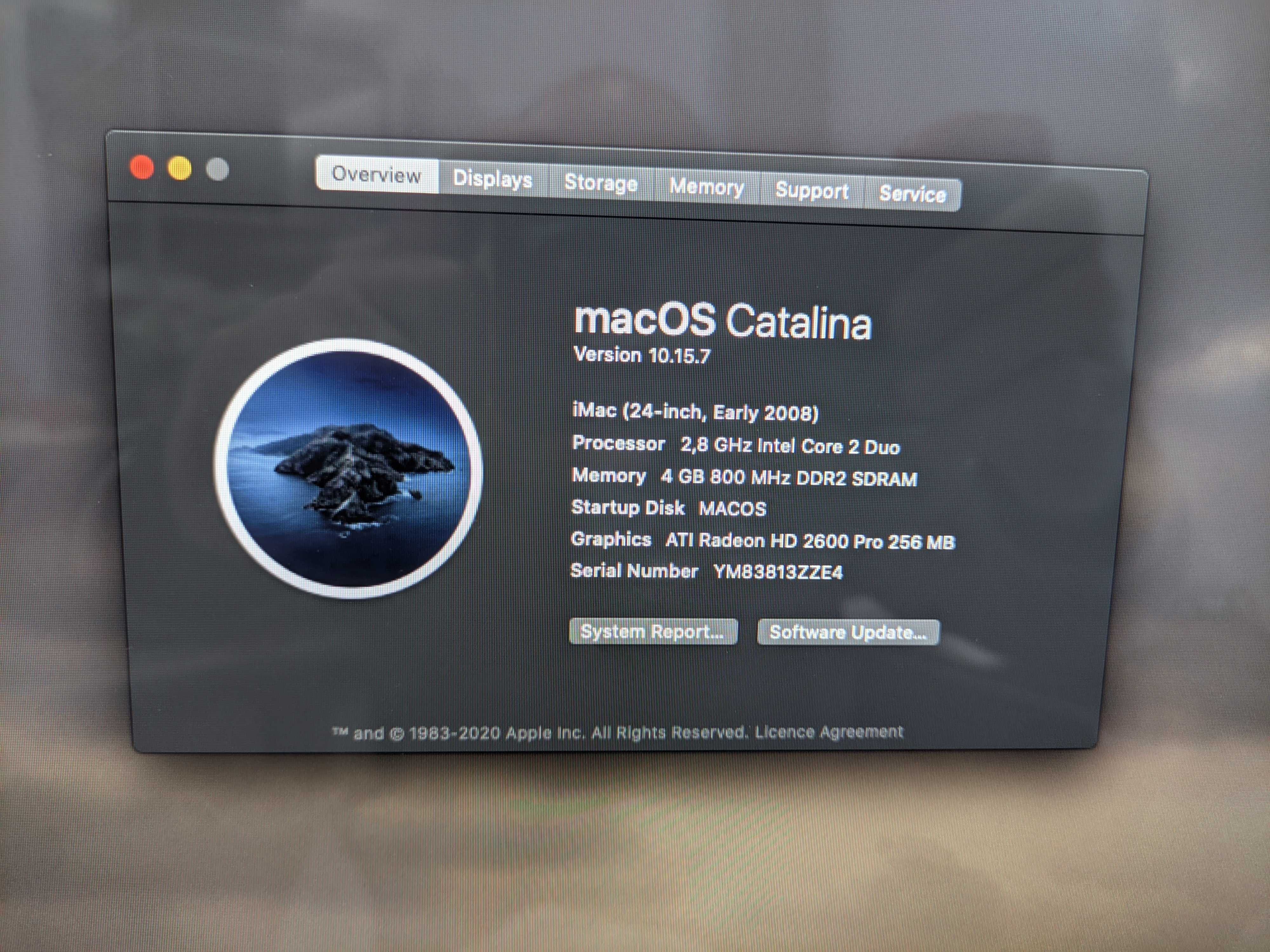 iMac 24'' de 2008 em perfeito estado de funcionamento