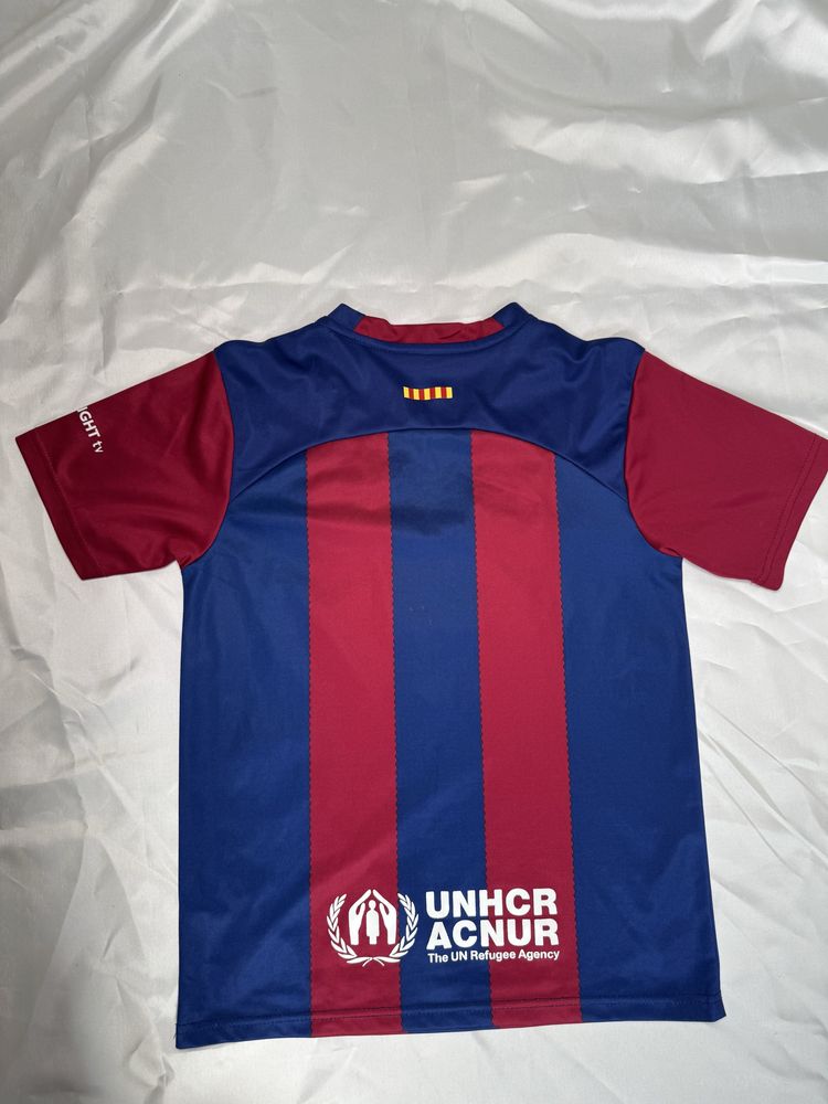 Komplet koszulka + spodenki FC Barcelona 152/158