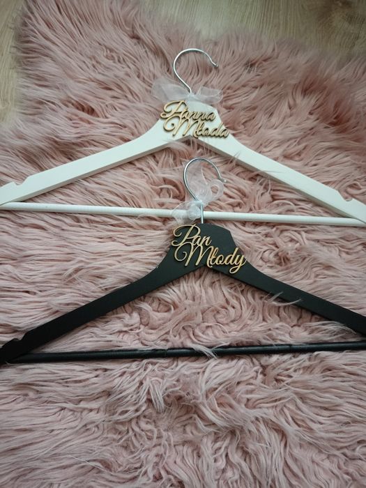 Wieszaki Pan i Panna młoda