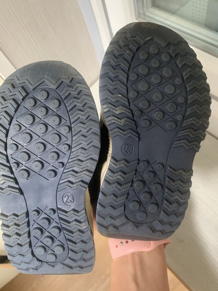 Сапоги черевики ботинки для дівчинки зимове tom.m 14,5 см 23