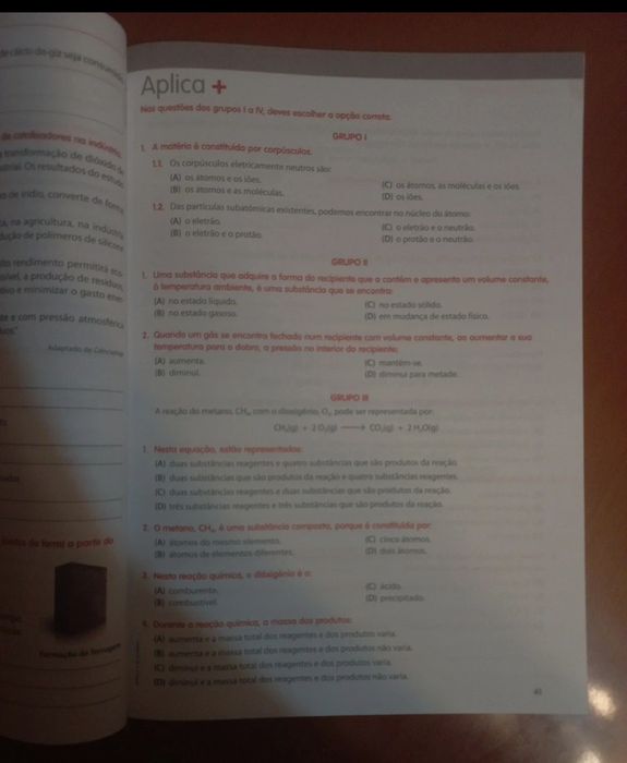 Caderno de atividades físico-química porto editora 8° ano