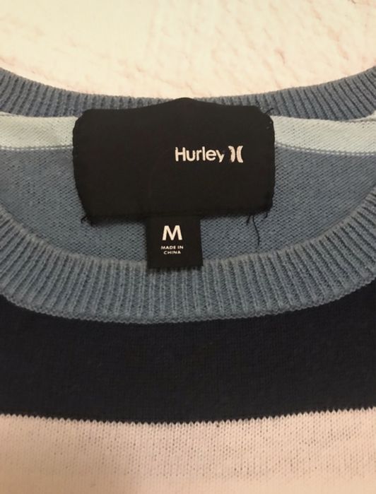 Camisola riscas azuis Hurley