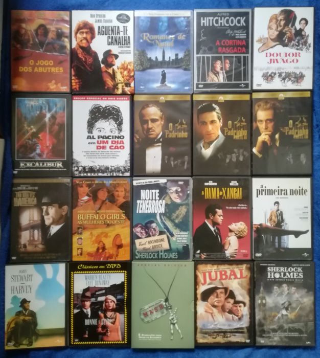 Lote 165 DVD's originais (Lote 1)