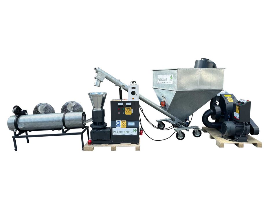 Maszyny do produkcji pelletu dla stolarni stolarzy tartaku Peleciarka