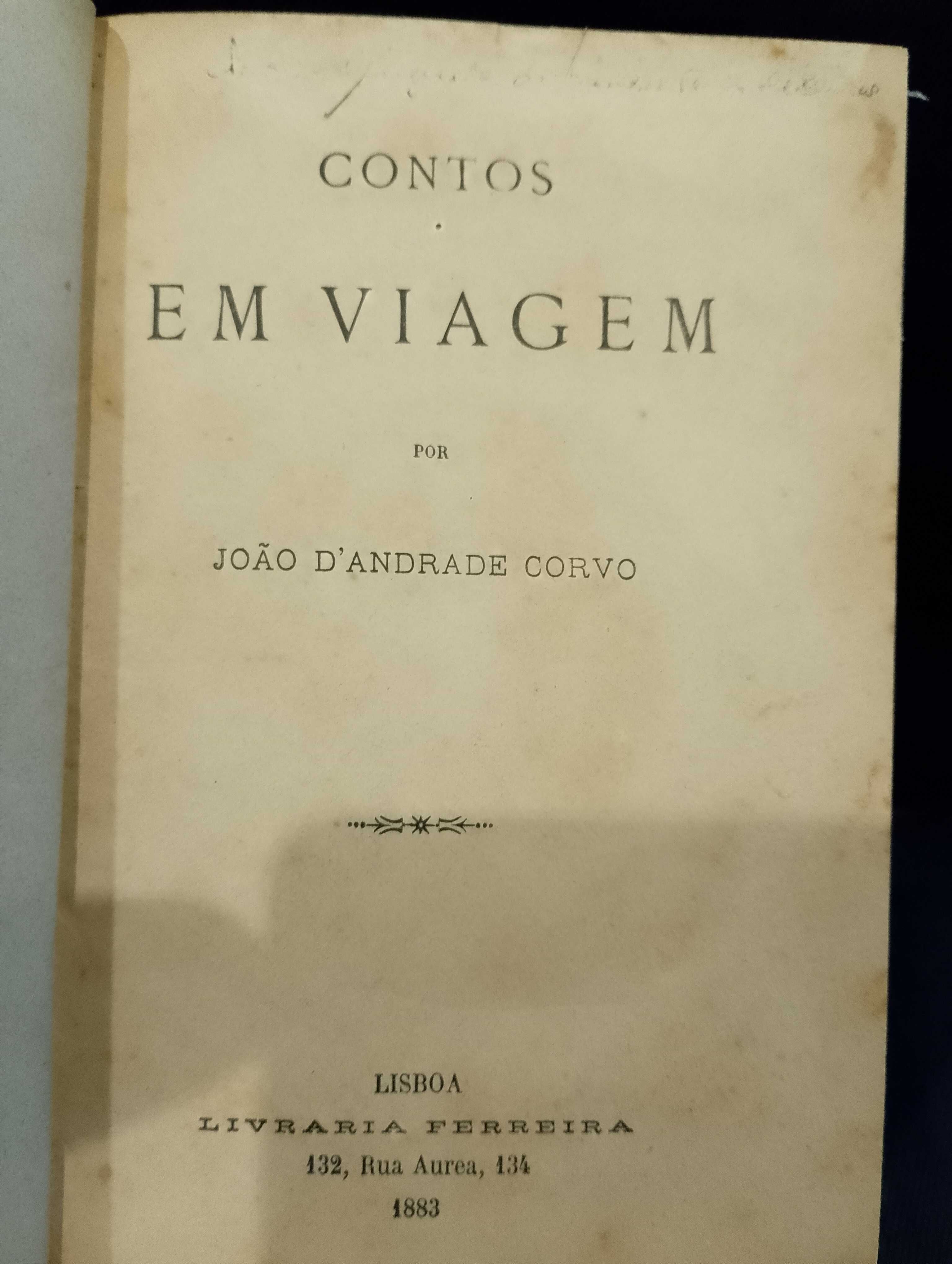 Contos em Viagens - João D'Andrade Corvo (1883)