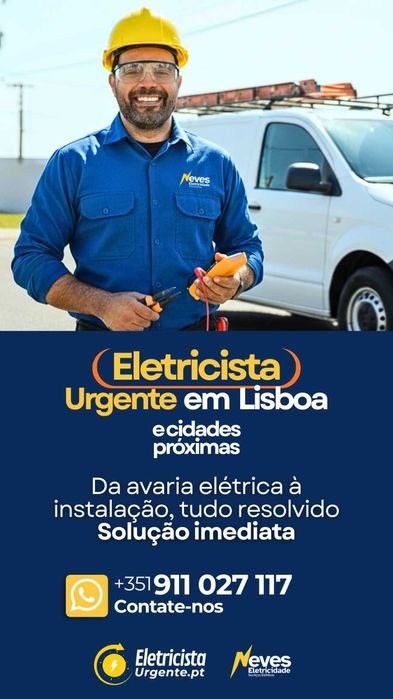 Eletricista  Urgente - Reparação de Avarias Elétricas
