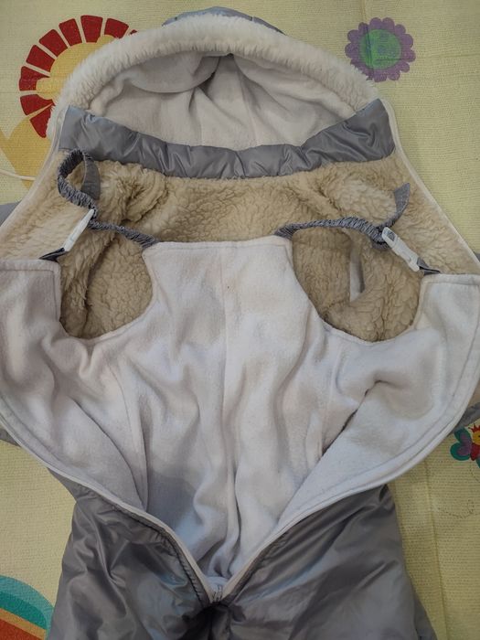Зимовий комбінезон від 0 до 1,5 р., комбінезон-трансформер 3 в 1