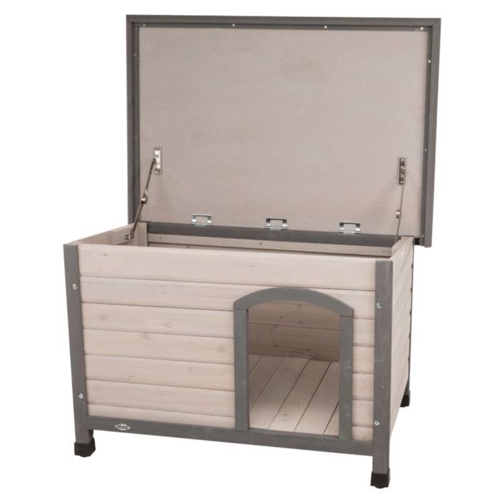 Casota de madeira para cão - PORTES GRÁTIS