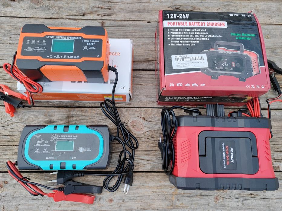 Акція зарядний пристрій EAFC RJTianye Foxsur 12В/24В 10/12/20А