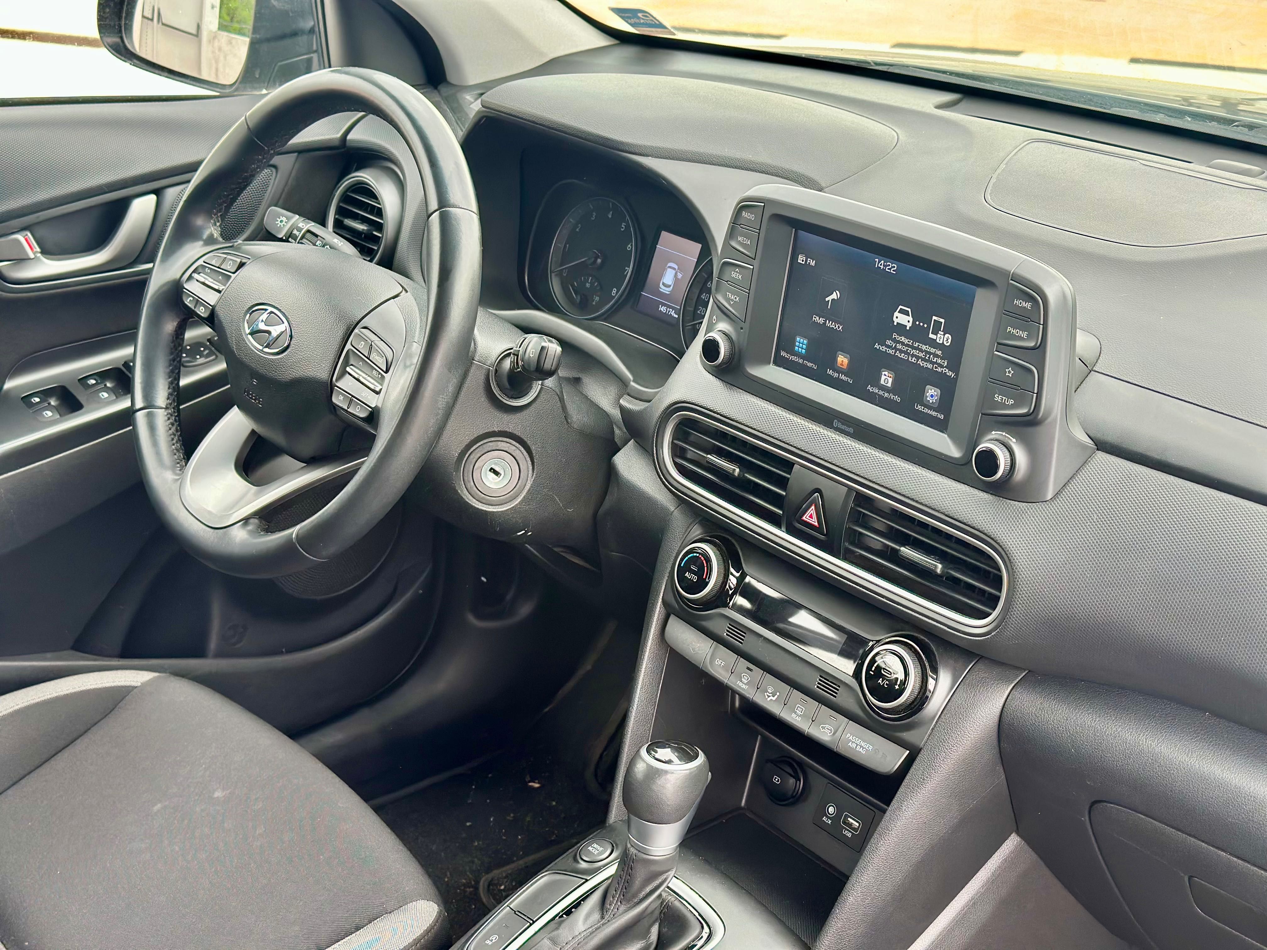 Hyundai Kona 1.6T-GDI 177KM Automat POLSKI SALON 1 właściciel*ASO*