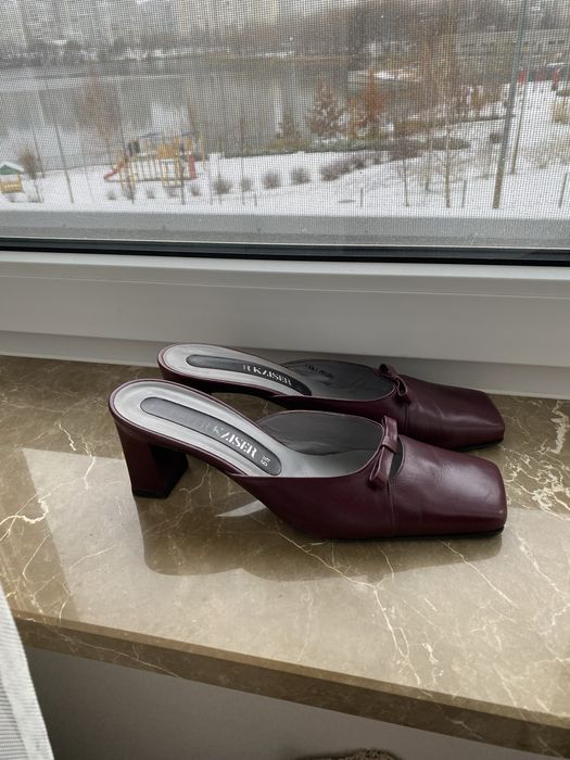 Шлепки, кожа, Италия, 39