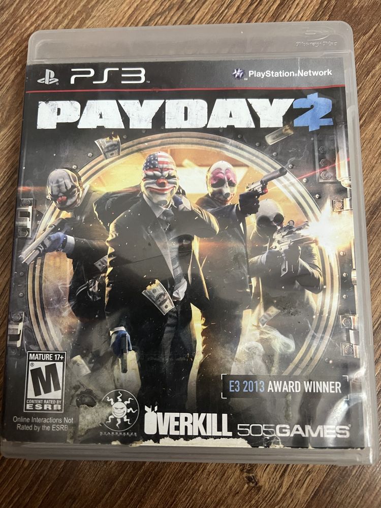 PAYDAY 2 ps3 stan 5+