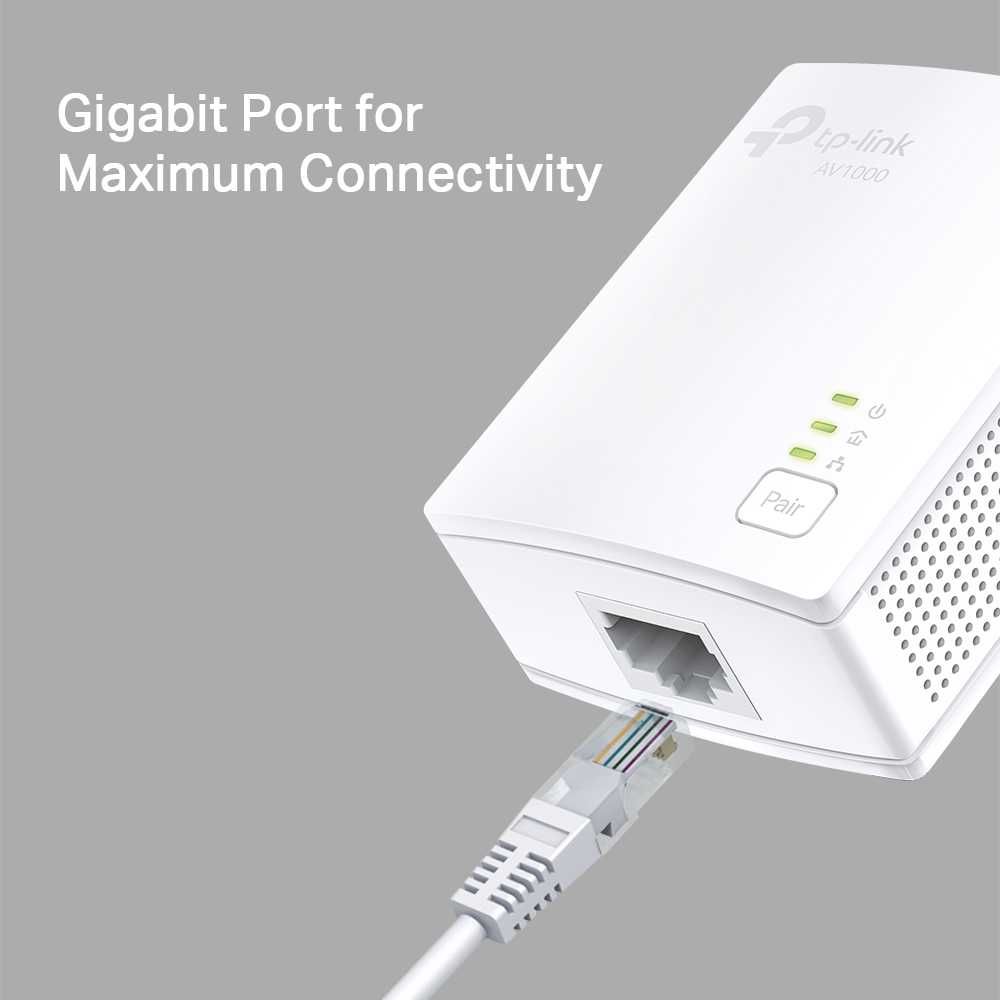 Новый набор гигабит адаптеров Powerline AV1000 Tp link TL-PA7017 KIT