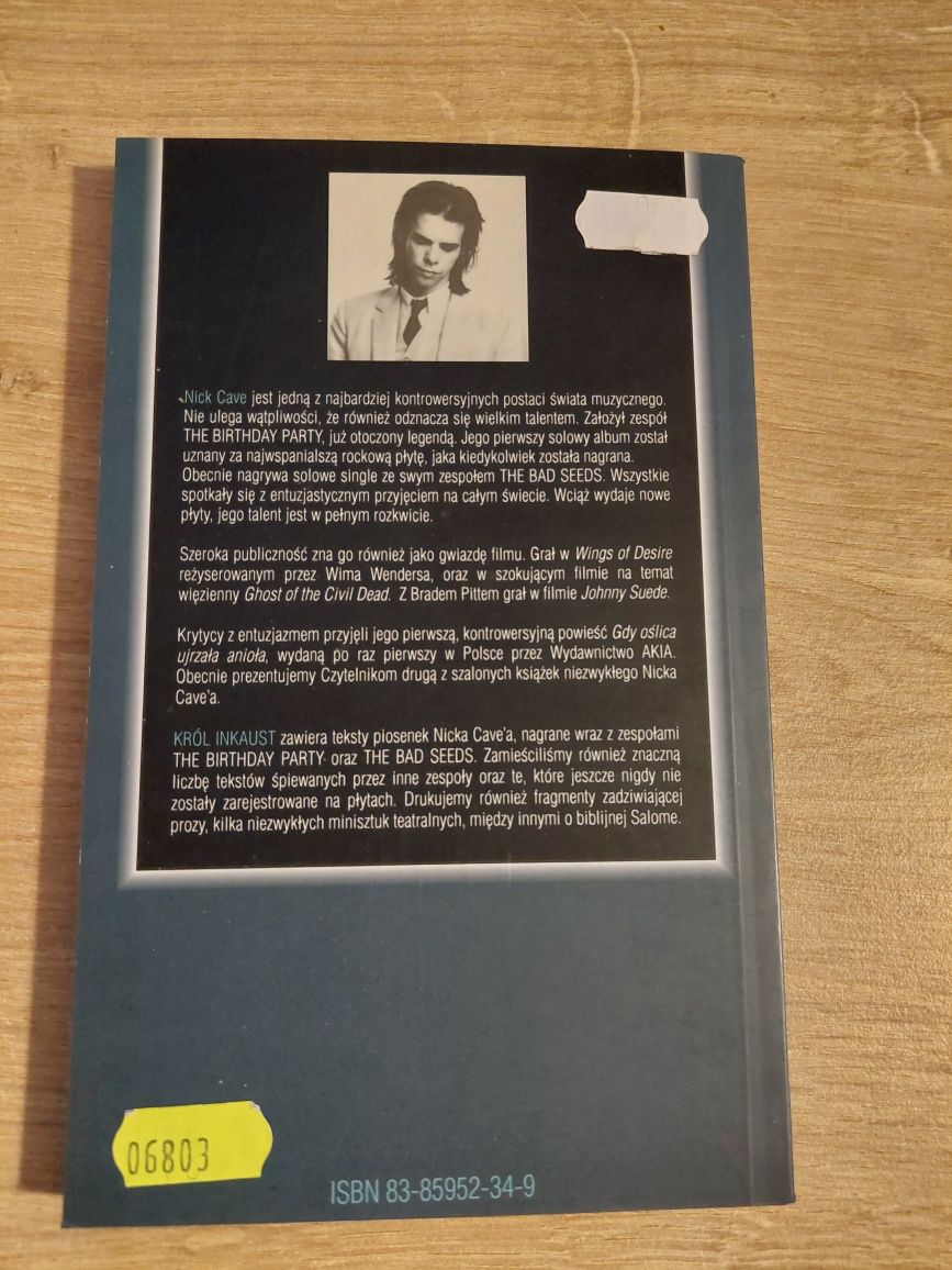 Nick Cave Król Inkaust