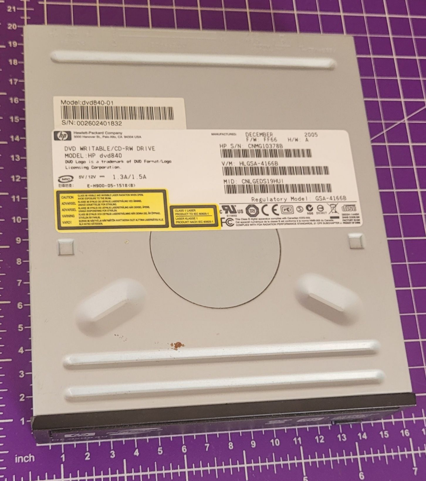 Hp DVD lightscribe