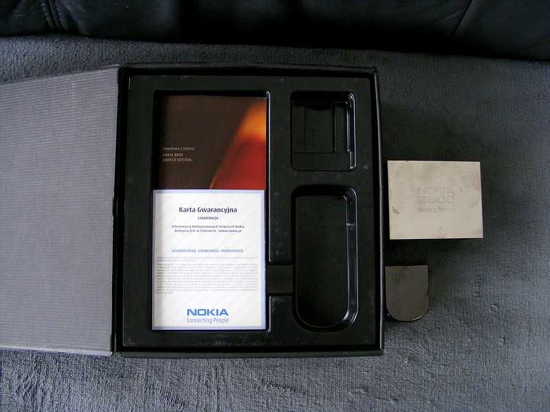 Pudełko Nokia 8800 Sirocco Dark Nokia Poland