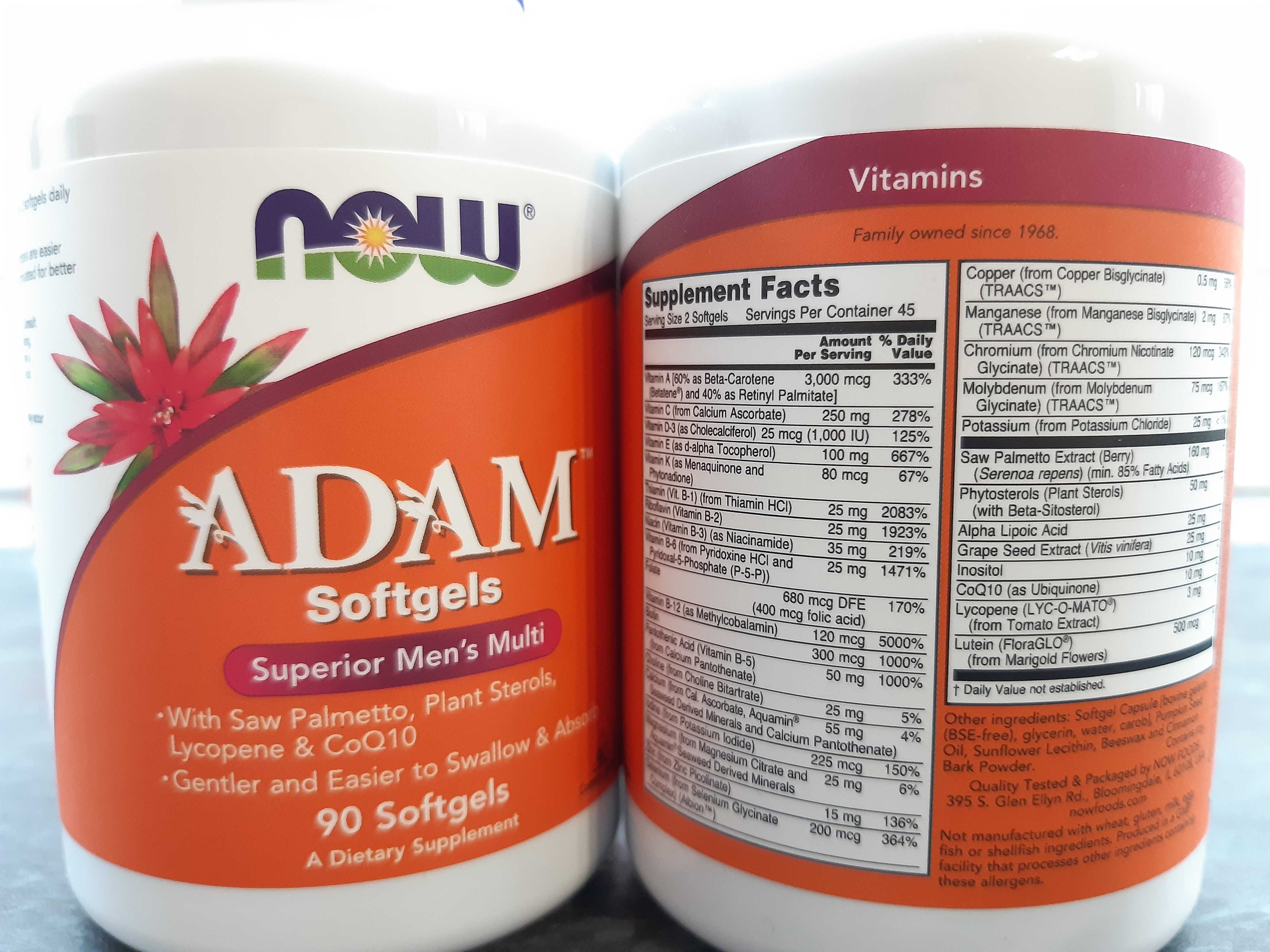 Now Foods, Adam (90-180 softgels), мужские витамины, чоловічі вітаміни