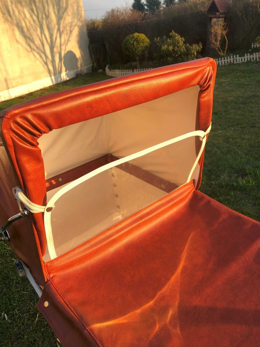 Wózek  wiklinowy retro PRL