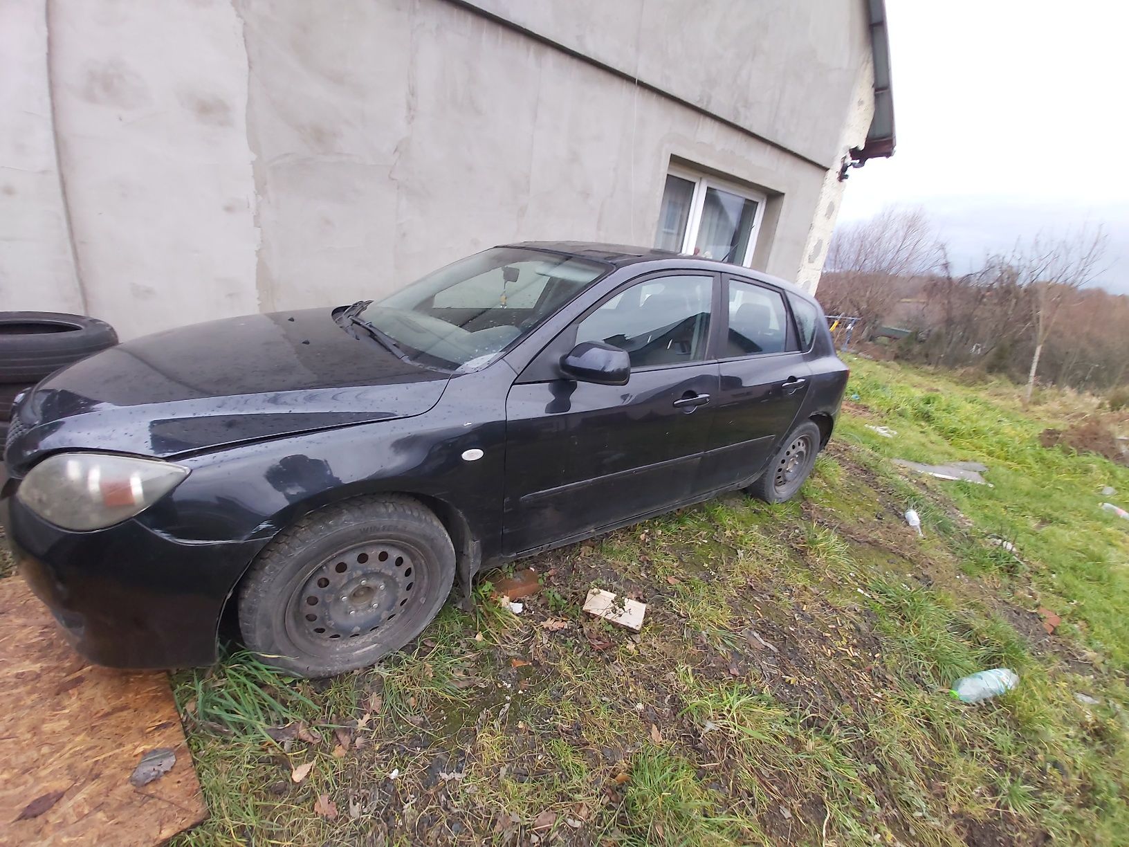 Maska zderzak kompletny przód mazda 3 części