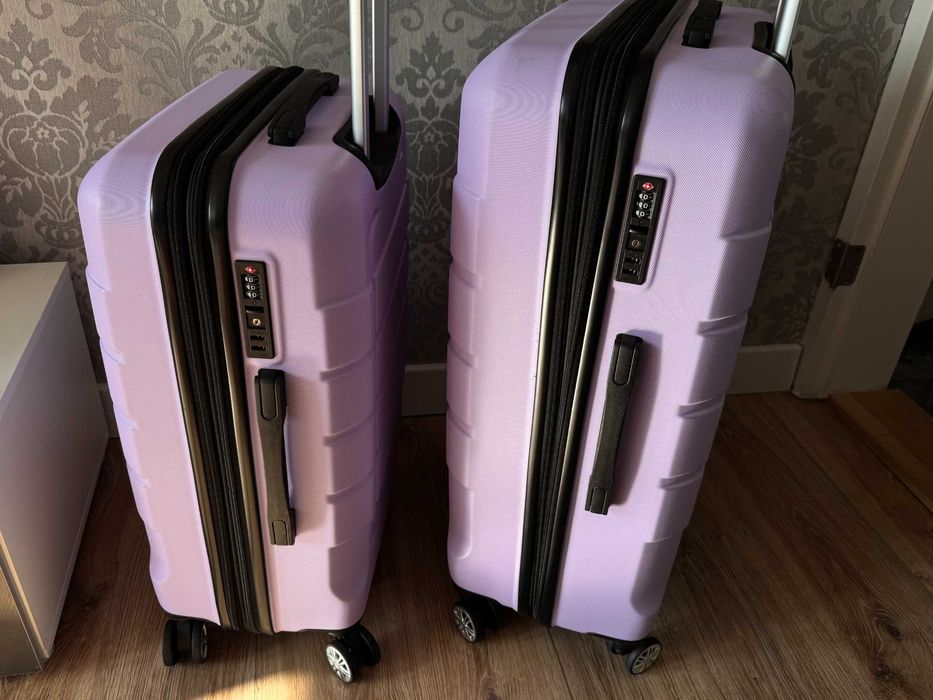 Zestaw walizka 28”-93 L+ 24”-63 L 20% powiększane PC+ABS TSA wada
