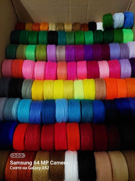 Нитки Акрил 50 кольорів НАБІР