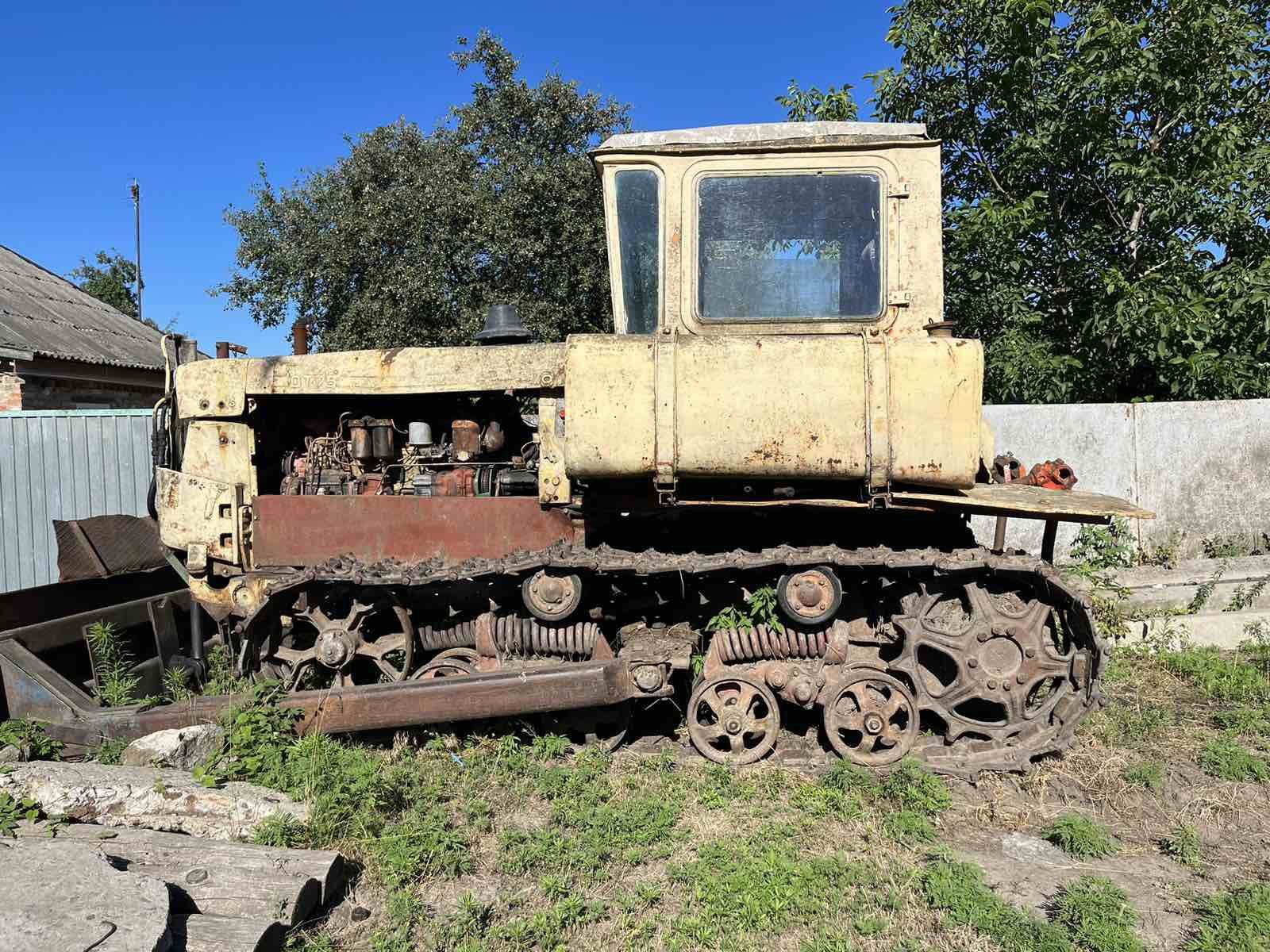 Бульдозер Дт75 в нормальному стані