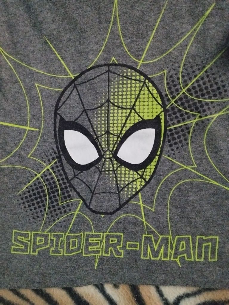 Jak nowa szara bluzka bluzeczka dziecięca chłopięca Spiderman 92/98