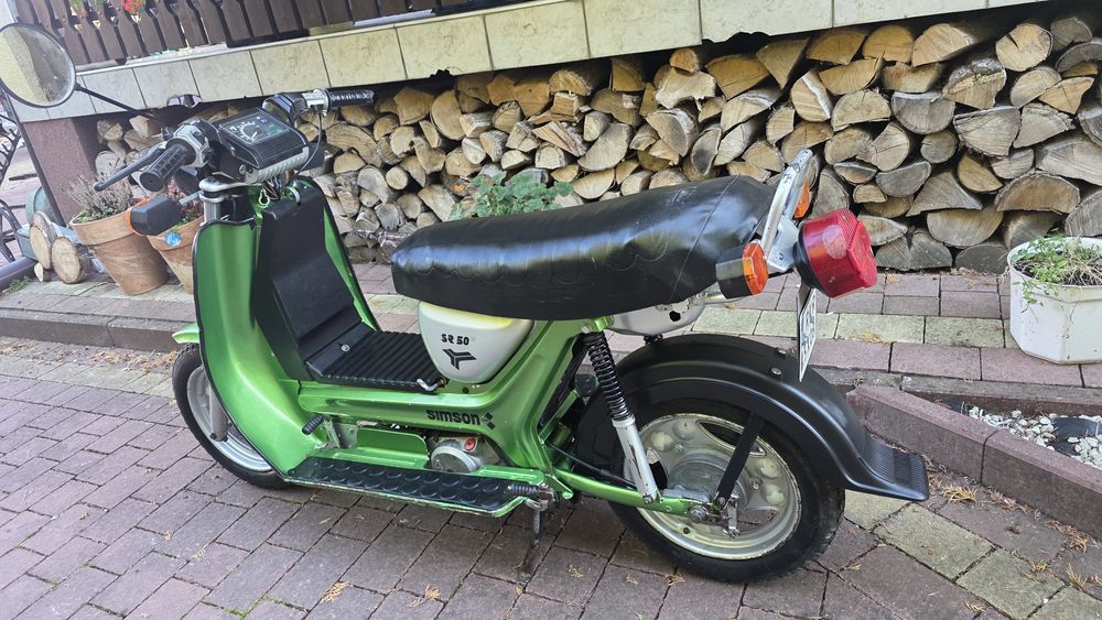 Simson sr50 zarejestrowany 4 biegowy 89r dostawa pod dom Simson s51 mz