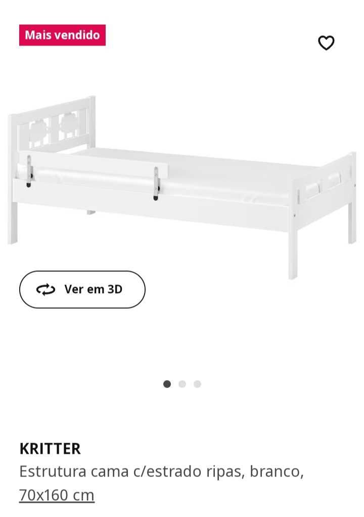 Cama criança branca