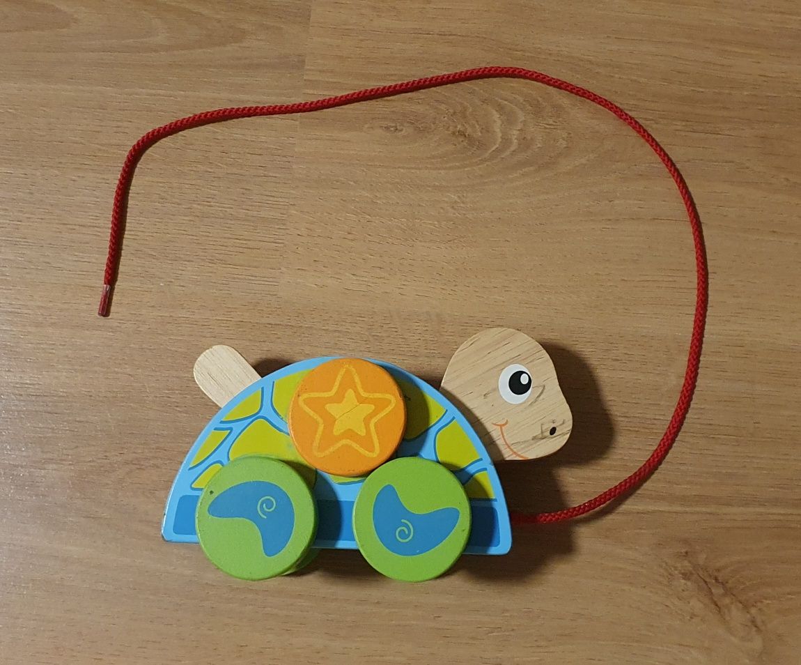 Каталка «Черепаха» на мотузочці viga toys
