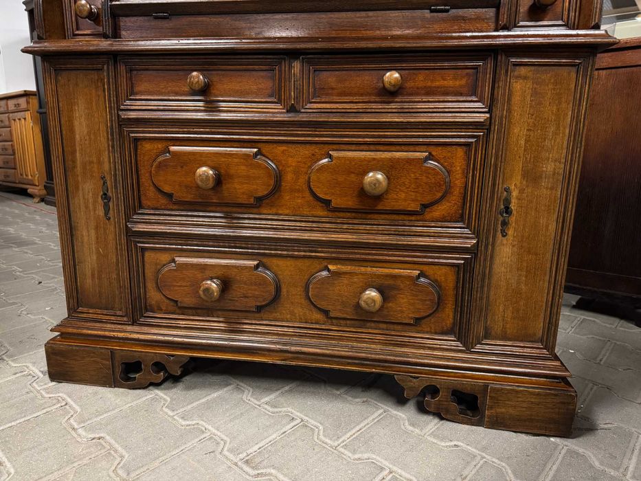 Sekretarzyk drewniany szafka komoda drewniana rustykalna stolik