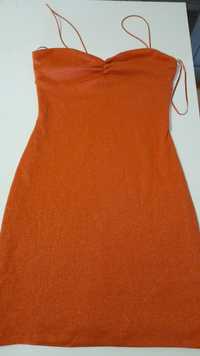 Vestido Bershka  laranja