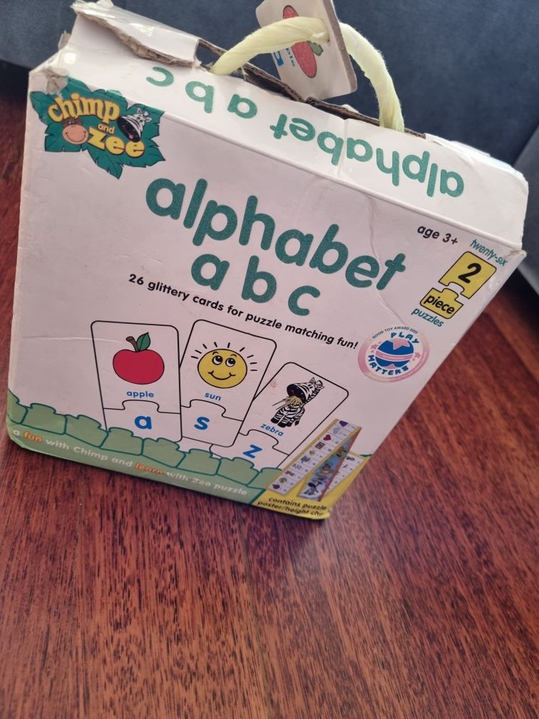 Puzzle alfabet angielski Alphabet a b c