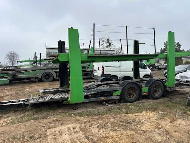 Przyczepa autotransporter jak lohr rolfo laweta tandem