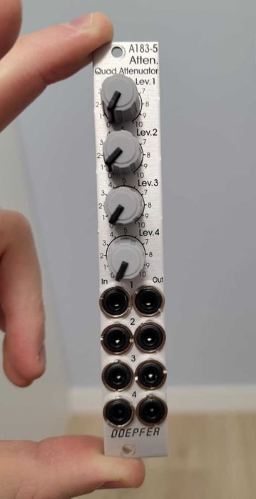 Doepfer A183-5 Quad Attenuator MODULAR