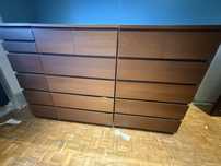 Komoda Malm ikea szt 3