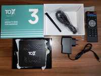 ТВ приставка TOX3 4/32 Android Smart TV Box настроена