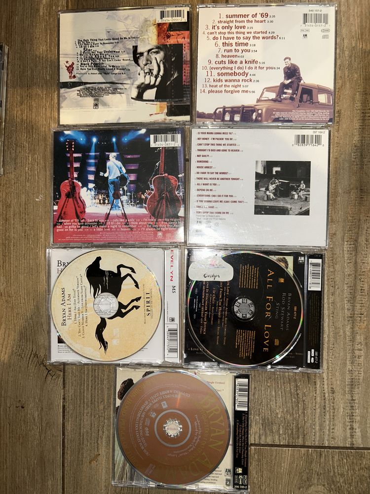 Bryan Adams 7 płyt CD oryginalne stan bdb cena za komplet